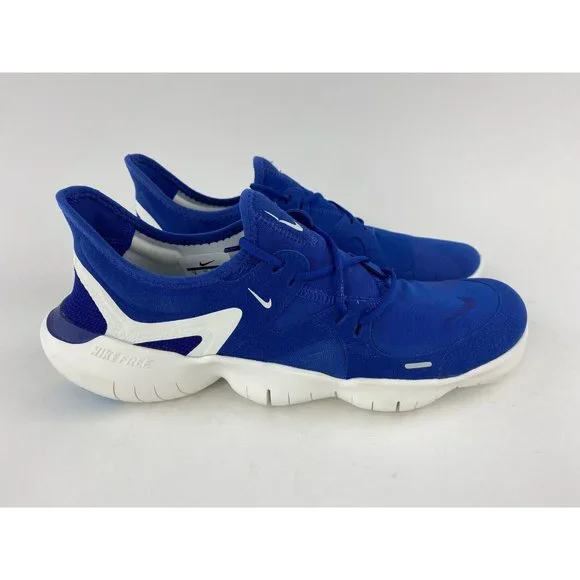 Nike Free RN 5.0 Obsidian Mist Men's Sneakers Shoes Blue White AQ1289 401 - Picture 6 of 11